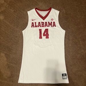 Nike Alabama Jersey in White and Red